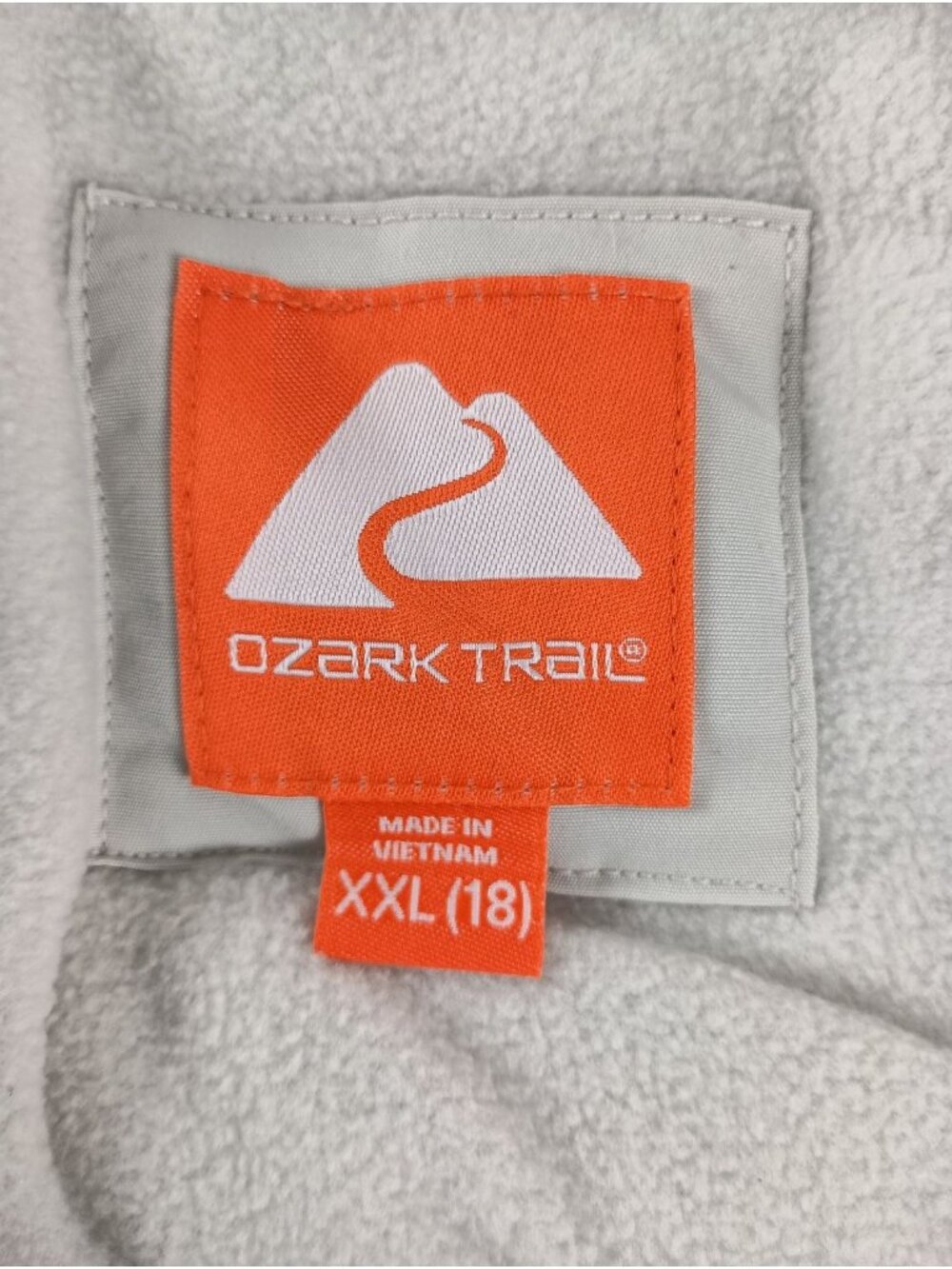 Ozark Trail Girl's Parka Jacket Size XXL(18) White/Cream NEW Hood Wind/Water Res - Picture 6 of 8
